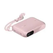 Belkin BOOST CHARGE USB-C Power Delivery PowerBanka s displejem, 10000mAh, 20W, růžová