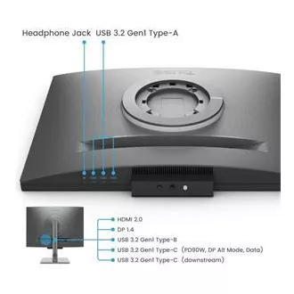 BenQ LCD LED RD280U 28,2" IPS/3840x2560/5ms/DP/HDMI/2xUSB-C/3xUSB 3.2/Daisy Chain/pro programatory/černá