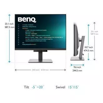 BenQ LCD LED RD280U 28,2" IPS/3840x2560/5ms/DP/HDMI/2xUSB-C/3xUSB 3.2/Daisy Chain/pro programatory/černá