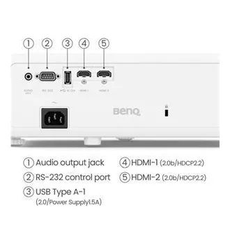 BenQ DLP Projektor TK710STi 4K UHD 3840x2160/3200 ANSI lm/0,69÷0,83/600000:1/2×HDMI/95% Rec.709/5Wrepro