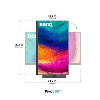 BenQ LCD PD2706QN 27" IPS/2560x1440/350 nits/1000:1/5ms/HDMI/DP/6xUSB/Repro/Pivot/Výškově nastavitelný/VESA/černá BenQ LCD PD2706QN 27" IPS/2560x1440/350 nits/1000:1/5ms/HDMI/DP/6xUSB/Repro/Pivot/Výškově nastavitelný/VESA/černá