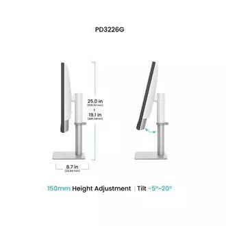 BenQ PD3226G 31,5" IPS/3840x2160/400 nits/1200:1/1ms/144Hz/HDMI/DP/2xThunderbolt/5xUSB/Repro/Pivot/Výškově nastavitelné