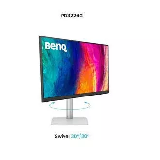 BenQ PD3226G 31,5" IPS/3840x2160/400 nits/1200:1/1ms/144Hz/HDMI/DP/2xThunderbolt/5xUSB/Repro/Pivot/Výškově nastavitelné