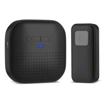 CONNECT IT DOORBELL 2 bezdrátový zvonek na baterie ČERNÝ CONNECT IT DOORBELL 2 bezdrátový zvonek na baterie ČERNÝ