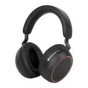 C-TECH sluchátka s mikrofonem Vortex (BHS-01), bezdrátová, Bluetooth 5.4, nabíjení USB-C, černá