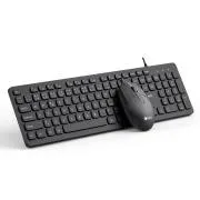 C-TECH KBM-105, drátový combo set klávesnice s myší, USB, CZ/SK