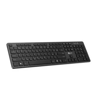 C-TECH klávesnice KB-115 bezdrátová 2.4Ghz USB, slim, CZ/SK, černá C-TECH klávesnice KB-115 bezdrátová 2.4Ghz USB, slim, CZ/SK, černá