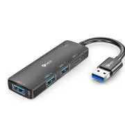C-TECH HUB USB, UHB-U3-AC, 1x USB-A 3.0, 2x USB-A 2.0,1x USB-C, černá