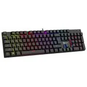 C-TECH Mechanická herní klávesnice Renegade (GKB-18), magnetické spínače, 68 kláves, USB, RGB podsvětlení
