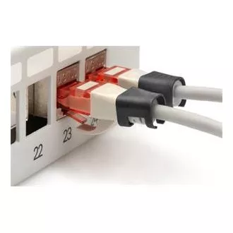 DIGITUS Color spony pro Patch kabel, balíček 100ks, černá
