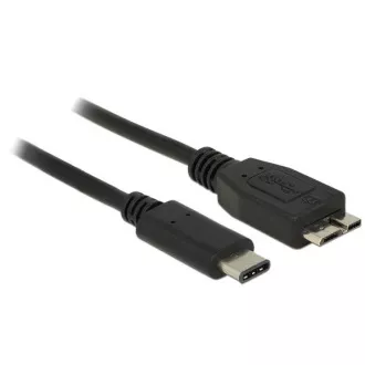 Delock kabel SuperSpeed USB 10 Gbps (USB 3.1, Gen 2) USB Type-C™ samec > USB type Micro-B samec 0.5 m černý Delock kabel SuperSpeed USB 10 Gbps (USB 3.1, Gen 2) USB Type-C™ samec > USB type Micro-B samec 0.5 m černý