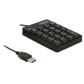 Delock USB Key Pad 19 keys black Delock USB Key Pad 19 keys black