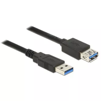 Delock Prodlužovací kabel USB 3.0 Typ-A samec > USB 3.0 Typ-A samice 1,5 m černý Delock Prodlužovací kabel USB 3.0 Typ-A samec > USB 3.0 Typ-A samice 1,5 m černý