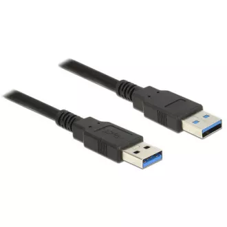 Delock Kabel USB 3.0 Typ-A samec > USB 3.0 Typ-A samec 0,5 m černý Delock Kabel USB 3.0 Typ-A samec > USB 3.0 Typ-A samec 0,5 m černý