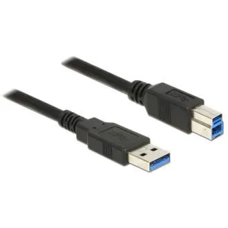 Delock Cable USB 3.0 Type-A male > USB 3.0 Type-B male 5.0 m black Delock Cable USB 3.0 Type-A male > USB 3.0 Type-B male 5.0 m black