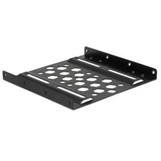 Delock Hliníkový instalační rámeček 2.5” na 3.5” černý