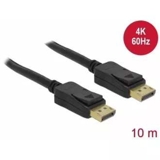 Delock Displayport 1.2 kabel samec > Displayport samec 4K 60 Hz 10 m Delock Displayport 1.2 kabel samec > Displayport samec 4K 60 Hz 10 m