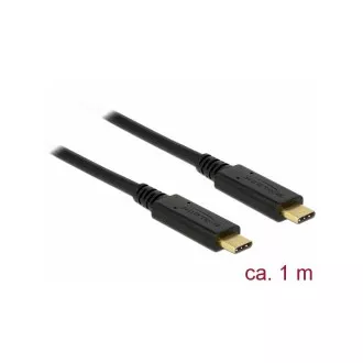 Delock USB 3.1 Gen 2 (10 Gbps) kabel Type-C na Type-C 1 m 3 A E-Marker