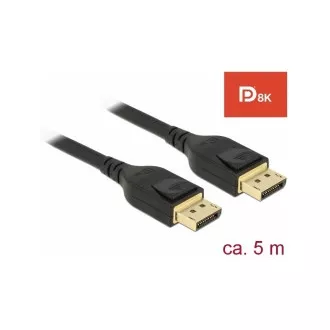 Delock DisplayPort kabel 8K 60 Hz 5 m DP 8K certifikováno