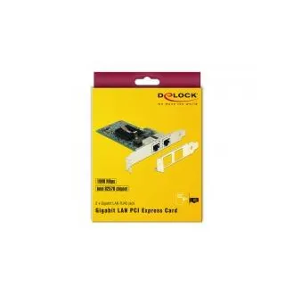 Delock PCI Express Karta > 2 x Gigabit LAN