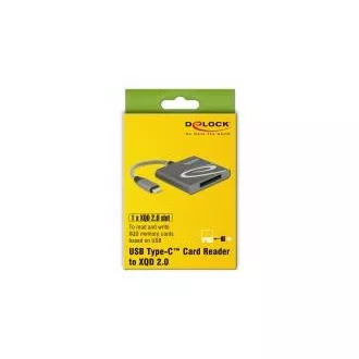 Delock USB Type-C™ čtečka karet pro paměťové karty XQD 2.0