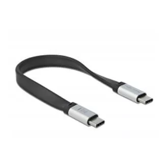 Delock USB 3.2 Gen 2, FPC plochý stuhový kabel, USB Type-C™ na USB Type-C™, 22 cm, PD 3 A E-Marker Delock USB 3.2 Gen 2, FPC plochý stuhový kabel, USB Type-C™ na USB Type-C™, 22 cm, PD 3 A E-Marker