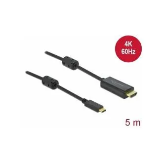 Delock Kabel z Active USB Type-C na HDMI, (DP Alt Mode) 4K 60 Hz 5 m