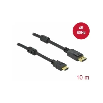 Delock Kabel z Active DisplayPort 1.2 na HDMI, 4K, 60 Hz 10 m
