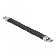 Delock USB 3.2 Gen 2, FPC plochý stuhový kabel, USB Type-C na USB Type-C, 13 cm, PD 5 A E-Marker