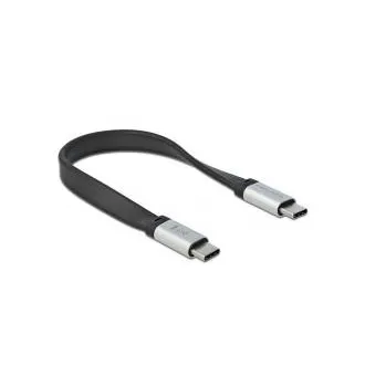 Delock USB 3.2 Gen 2, FPC plochý stuhový kabel, USB Type-C na USB Type-C, 13 cm, PD 5 A E-Marker Delock USB 3.2 Gen 2, FPC plochý stuhový kabel, USB Type-C na USB Type-C, 13 cm, PD 5 A E-Marker