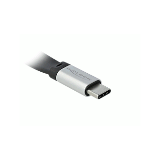 Delock USB 3.2 Gen 2, FPC plochý stuhový kabel, USB Type-C na USB Type-C, 13 cm, PD 5 A E-Marker Delock USB 3.2 Gen 2, FPC plochý stuhový kabel, USB Type-C na USB Type-C, 13 cm, PD 5 A E-Marker