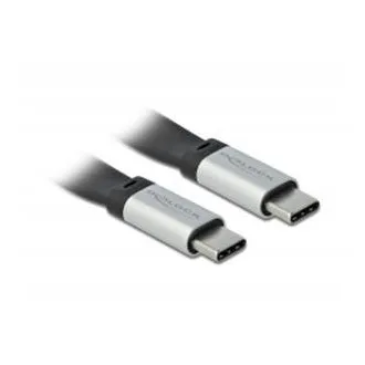 Delock USB 3.2 Gen 2, FPC plochý stuhový kabel, USB Type-C na USB Type-C, 13 cm, PD 5 A E-Marker Delock USB 3.2 Gen 2, FPC plochý stuhový kabel, USB Type-C na USB Type-C, 13 cm, PD 5 A E-Marker