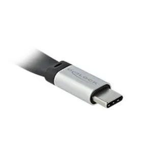 Delock USB 3.2 Gen 2, FPC plochý stuhový kabel, USB Type-C na USB Type-C, 13 cm, PD 5 A E-Marker Delock USB 3.2 Gen 2, FPC plochý stuhový kabel, USB Type-C na USB Type-C, 13 cm, PD 5 A E-Marker