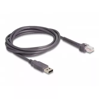 Delock Kabel z rozhraní RJ50 na USB 2.0 Typu-A ke čtečce čárových kódů, 2 m Delock Kabel z rozhraní RJ50 na USB 2.0 Typu-A ke čtečce čárových kódů, 2 m