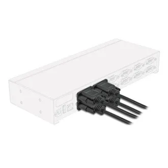 Delock Sériový kabel rozhraní RS-232 D-Sub9, ze zásuvkový na zásuvkový, délky 5 m
