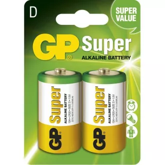 GP D Super alkalická (LR20) - 2 ks