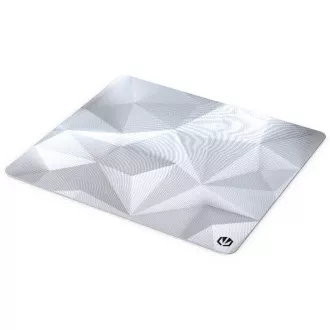Endorfy Crystal Onyx White L Podložka pod myš, herní, 450×400×3mm, voděodolná, bílá