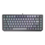 Endorfy Thock V2 75% Klávesnice, herní, drátová, mechanická, Endorfy Red, US layout, 75% velikost, ARGB, hliník, USB,šedá