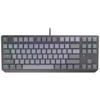 Endorfy Thock V2 TKL Klávesnice, herní, drátová, mechanická, Endorfy Red,CZ/SK layout, TKL, ARGB, hliníková konstrukce, USB, šedá