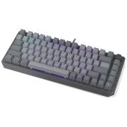 Endorfy Thock V2 75% Klávesnice, herní, drátová, mechanická, Endorfy Red,CZ/SK layout, 75% velikost, ARGB, hliník, USB,šedá