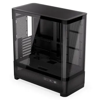 Endorfy Aquarius 8000 Flex, Skříň, E-ATX, 2× USB 3.0, 1× USB-C, panoramatická, zaoblené sklo, černá