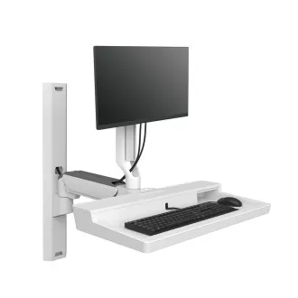 Ergotron CareFit Combo System bílý, nástěnný držák LCD, klávesnice+ myš Ergotron CareFit Combo System bílý, nástěnný držák LCD, klávesnice+ myš