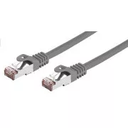C-TECH Kabel patchcord Cat6, FTP, šedý, 1m