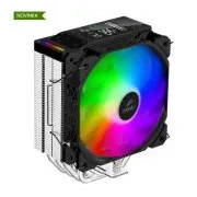 EVOLVEO QuietCool7, CPU chladič s digitálním displejem, 6x heatpipe, černý