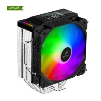 EVOLVEO QuietCool7, CPU chladič s digitálním displejem, 6x heatpipe, černý EVOLVEO QuietCool7, CPU chladič s digitálním displejem, 6x heatpipe, černý