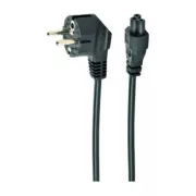 GEMBIRD Kabel síťový 1 m napájecí (C5), VDE