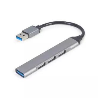 Gembird USB hub 4-portový USB 3.1 (Gen 1),stříbrný Gembird USB hub 4-portový USB 3.1 (Gen 1),stříbrný