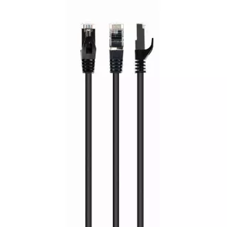 Gembird S/FTP Cat 6A propojovací kabel LSZH, černý, 10m