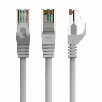 Gembird UTP Cat6 Patch kabel, šedý, 1m Gembird UTP Cat6 Patch kabel, šedý, 1m