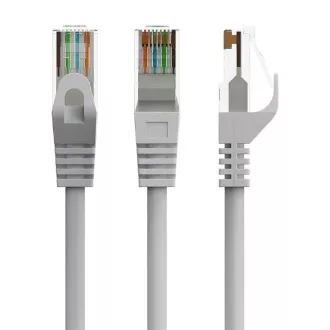 Gembird UTP Cat6 Patch kabel, šedý, 0,5m Gembird UTP Cat6 Patch kabel, šedý, 0,5m